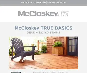 MCcloskey.com(McCloskey) Screenshot