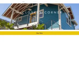 MCcloskeycorner.com(McCloskey Corner) Screenshot