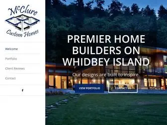 MCclurecustomhomes.com(McClure Custom Homes) Screenshot