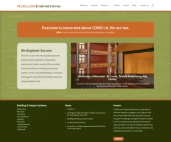 MCclureeng.com(McClure Engineering) Screenshot