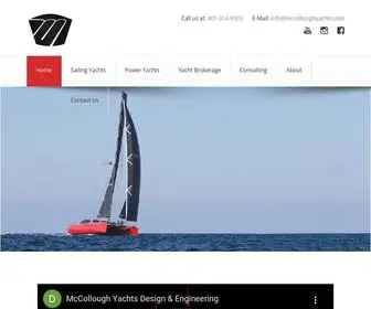 Mccolloughyachts.com(McCollough Yachts) Screenshot