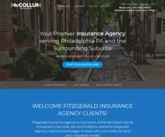 Mccolluminsuranceagency.com(Insurance Agency Philadelphia) Screenshot