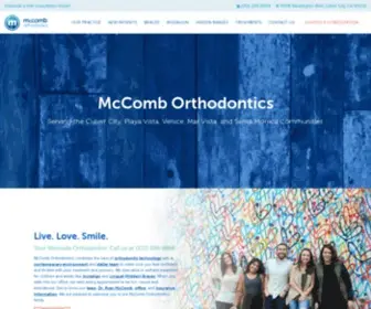 Mccomborthodontics.com(McComb Orthodontics) Screenshot