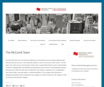 Mccombteam.com(Weston McComb) Screenshot