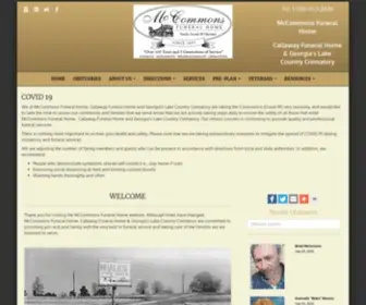 Mccommonsfuneralhome.com(McCommons Funeral Home) Screenshot