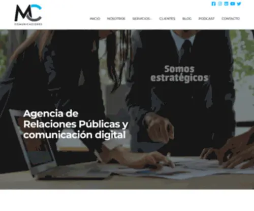 Mccomunicaciones.org(MC Comunicaciones) Screenshot