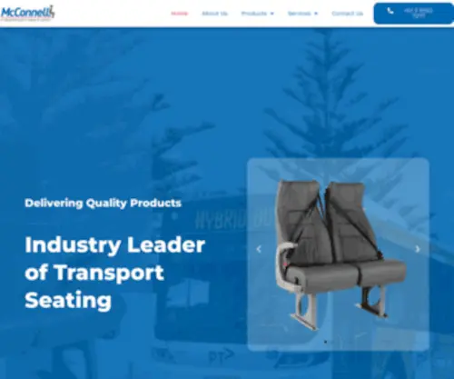 Mcconnellseats.com.au(A reputation built on safety & comfort) Screenshot