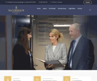 Mccormacksolicitors.ie(Mc Cormack Solicitors LLP) Screenshot