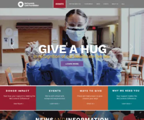 Mccormickhomefoundation.ca(Advancing Excellence in Dementia Care) Screenshot