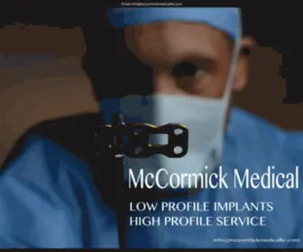 Mccormickmedicalllc.com(McCormick Medical LLC) Screenshot