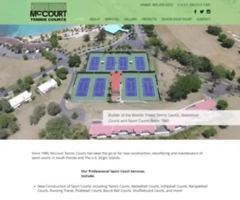Mccourttennis.com(McCourt Tennis) Screenshot