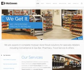 Mccowan.ca(Complete Modular Store Fixture Solutions) Screenshot