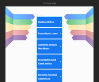 Mccoy.org(Mccoy) Screenshot
