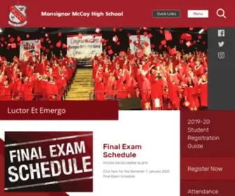 Mccoyhighschool.ca(McCoy High School) Screenshot