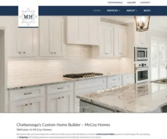 Mccoyhomes.com(Custom Home Builder in Chattanooga) Screenshot