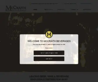 MCcraithbeverages.com(Wholesale Distributor) Screenshot