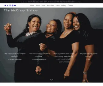 MCcrarysisters.com(The McCrary Sisters) Screenshot