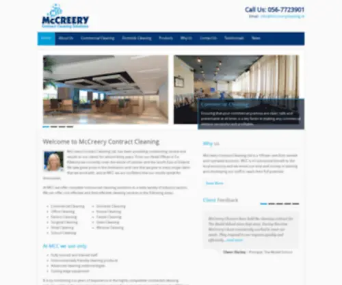 MCcreerycleaning.ie(McCreery Contract Cleaning Ltd) Screenshot