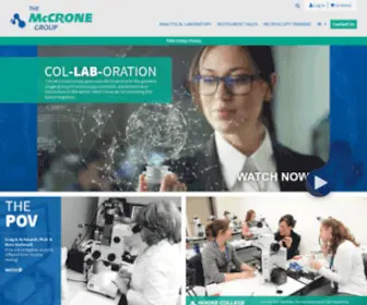 MCcrone.com(Analytical Lab) Screenshot
