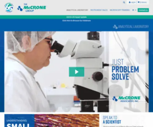 MCcroneassociates.com(McCrone Associates) Screenshot