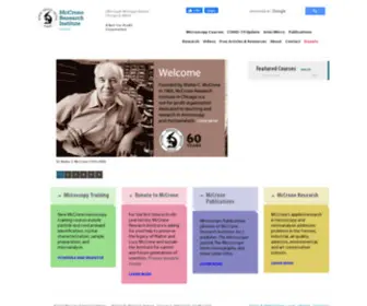 MCcroneinstitute.org(McCrone Research Institute) Screenshot