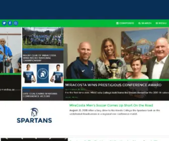 MCCspartans.com(MiraCosta College) Screenshot