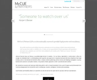 Mccue-Law.com(Mccue) Screenshot