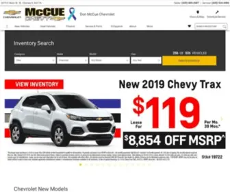 Mccuechevy.com Screenshot