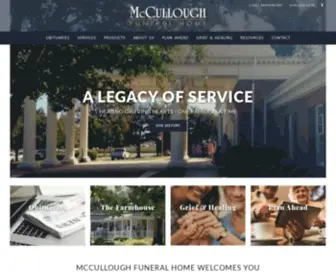 Mcculloughfh.com(McCullough Funeral Home) Screenshot