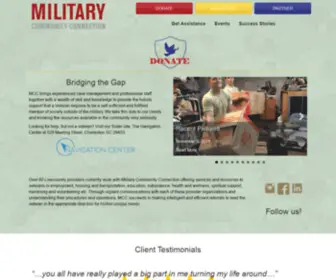 Mccunite.org(Uniting the veteran population with their local communities) Screenshot