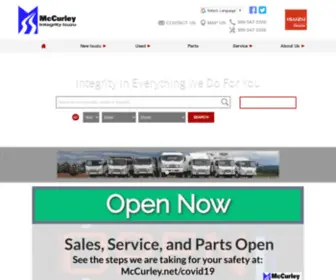 Mccurleyisuzu.com(McCurley Integrity Isuzu) Screenshot