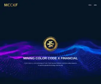 MCCXF.com(Mining Color Code) Screenshot