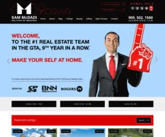 MCDadi.com(Sam McDadi Real Estate Inc) Screenshot