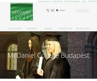 MCDaniel.hu(McDaniel College Budapest) Screenshot