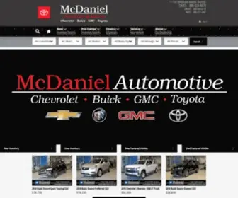 MCDanielauto.com Screenshot