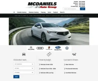 MCDanielsautogroup.com(Used Cars Columbia SC) Screenshot