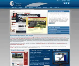 MCDarmontwebdesign.com(McDarmont Web Design) Screenshot
