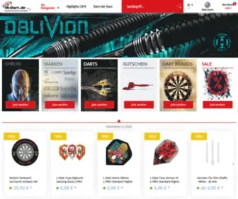 MCDart.de(Darts online kaufen) Screenshot