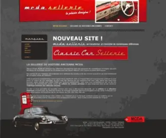 MCDasellerie.com(Sellerie de voitures anciennes) Screenshot