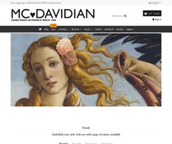 MCDavidian.com(MC Davidian Accessories) Screenshot
