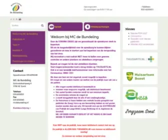 MCDebundeling.nl(Welkom bij MC de Bundeling) Screenshot