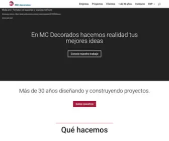 MCDecorados.com(MC Decorados s.l) Screenshot