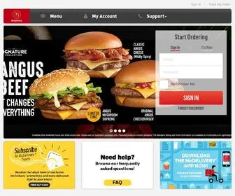 MCDelivery.com.sg(McDelivery®) Screenshot