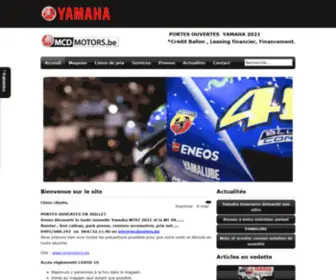 MCDmotors.be(Mcd Motors Concessionnaire Yamaha & Mbk) Screenshot