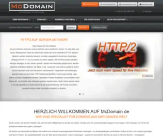 MCDomain.de(Mach Dir einen Namen) Screenshot