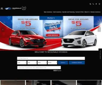 MCDonaldhyundai.com(McDonald Hyundai Littleton CO) Screenshot