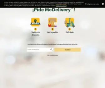 MCDonalds-MCDelivery.es(McDelivery) Screenshot