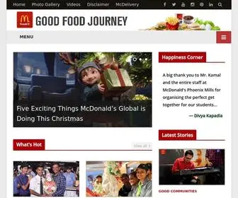 MCDonaldsblog.in(McDonald's Blog is a one stop platform for McDonald's India (West & South)) Screenshot