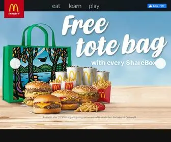 MCDonalds.co.nz(McDonald's New Zealand) Screenshot
