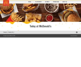 MCDonalds.com.cw(McDonald's) Screenshot